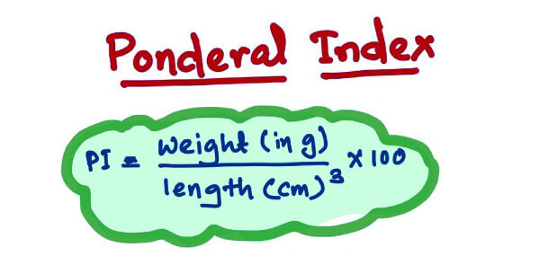 Ponderal İndeks Formülü
